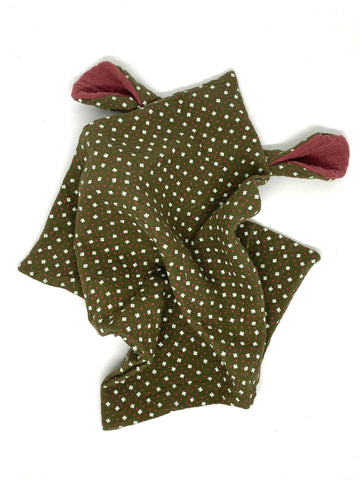 Schmusetuch mit Ohren