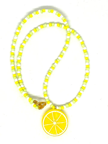 Halskette Zitrone