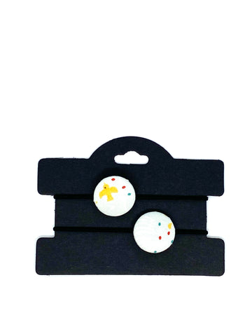 Haargummis mit Buttons