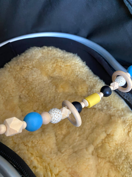 Kinderwagenkette Holzperlen