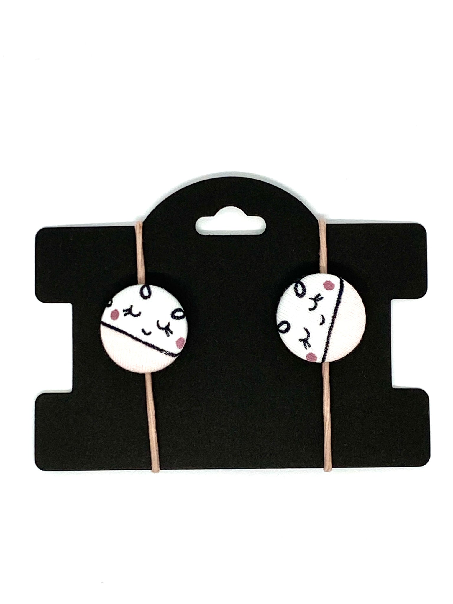 haargummis mit Buttons